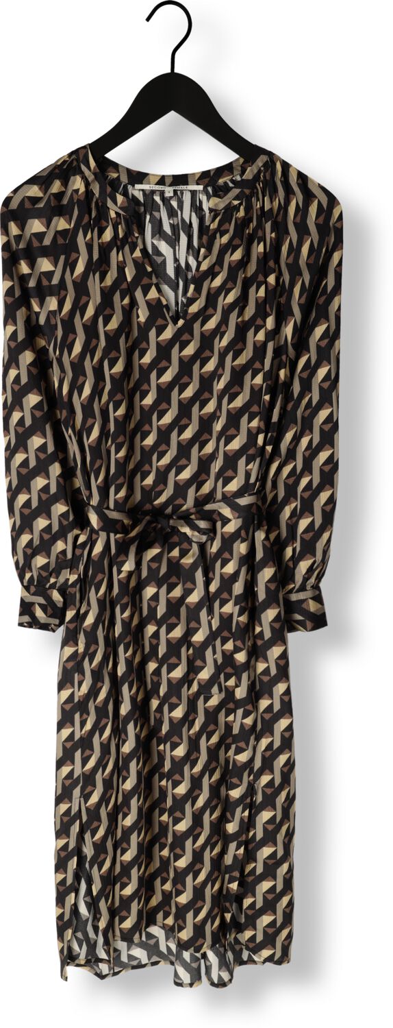 SECOND FEMALE Dames Jurken Hopi Dress Zwart