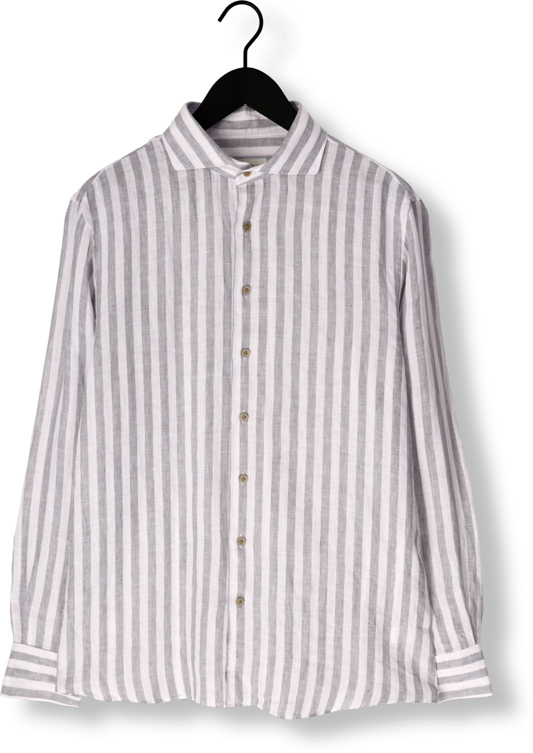 PROFUOMO Heren Overhemden Shirt X-cutaway Linen Wit