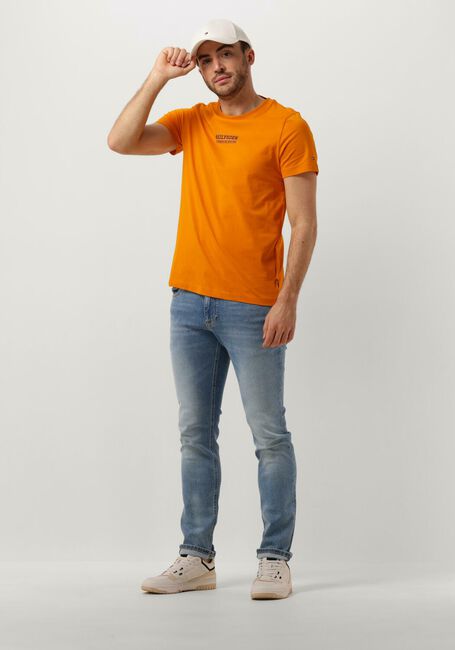 Oranje TOMMY HILFIGER T-shirt SMALL HILFIGER TEE - large
