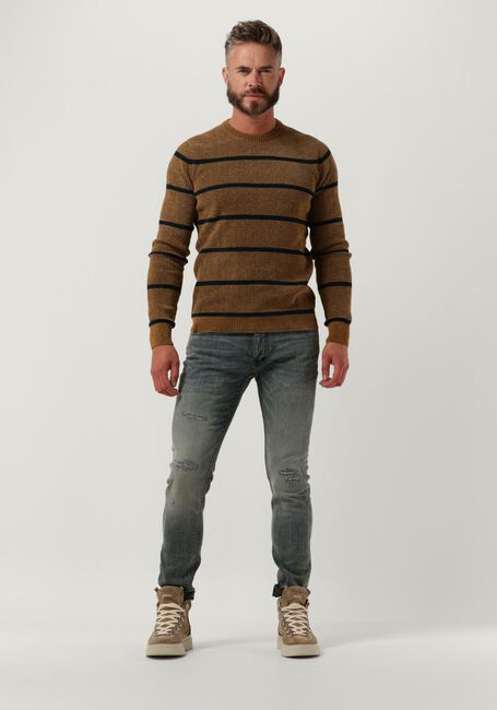 Camel CAST IRON Trui R-NECK REGULAR FIT CHENILLE COTTON PLATED - large