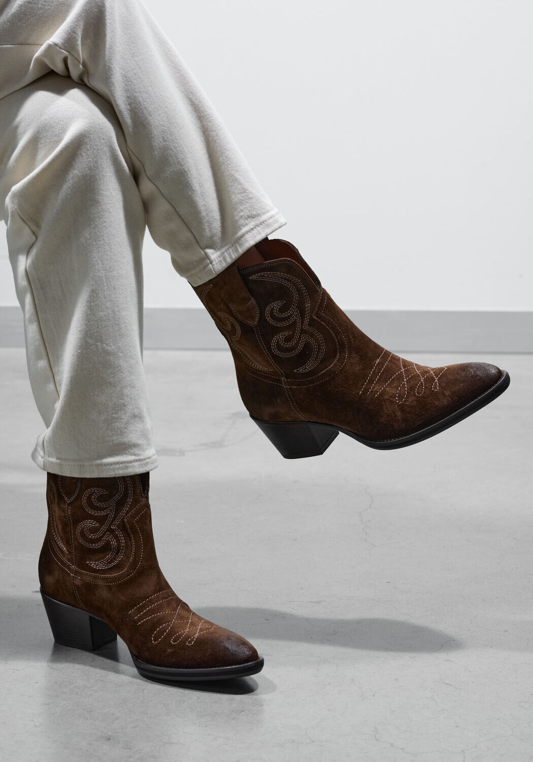 Bruine STEFANO LAURAN Enkellaarsjes 702-12 - medium