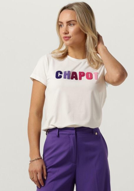 Ecru FABIENNE CHAPOT T-shirt TERRY T-SHIRT - large
