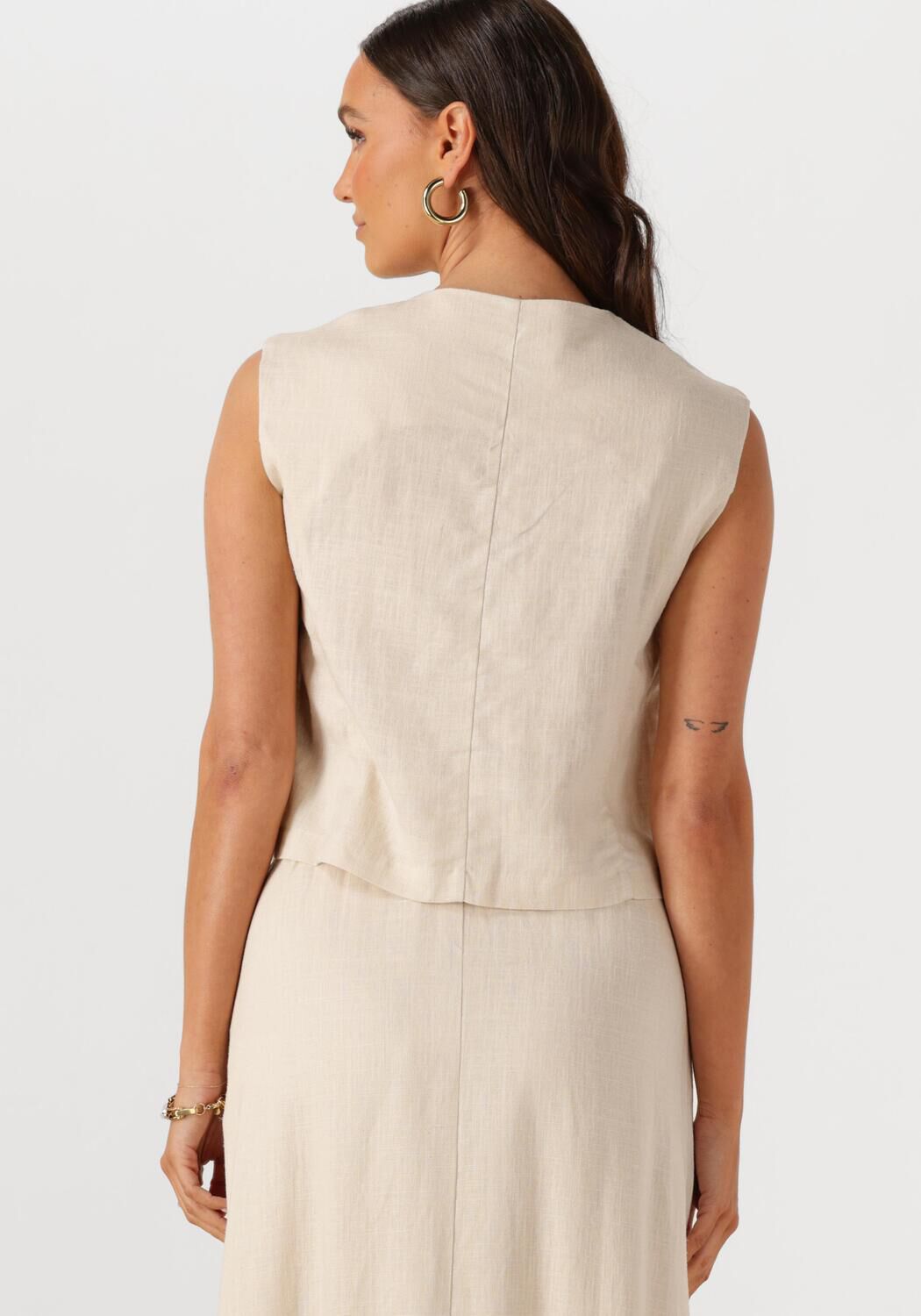 OBJECT Dames Blazers Objaya S l Re Vest 138 Beige