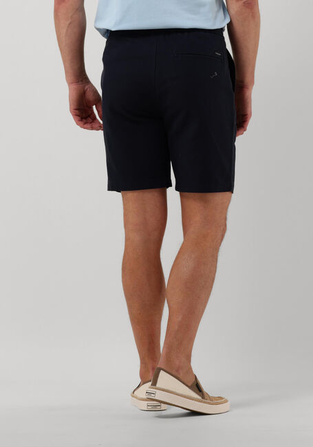 Donkerblauwe SCOTCH & SODA Korte broek FAVE - COTTON/LINEN TWILL BERMUDA SHORT - large