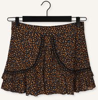 Oranje COLOURFUL REBEL Minirok MAUD SMALL FLORAL MINI RUFFLE SKIRT Oranje COLOURFUL REBEL Minirok MAUD SMALL FLORAL MINI RUFFLE SKIRT - medium