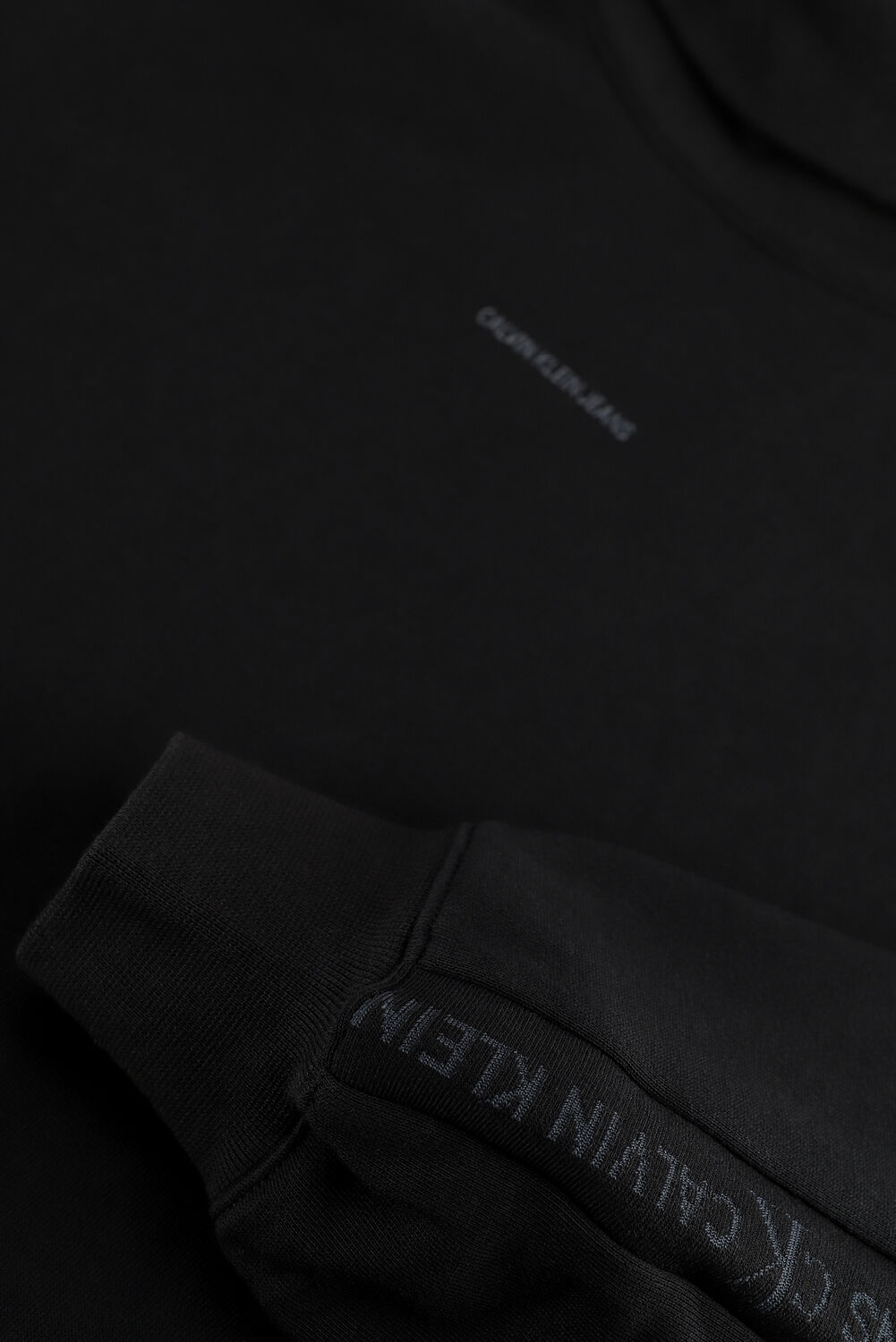 Zwarte CALVIN KLEIN Coltrui LOGO TRIM ROLL NECK - large