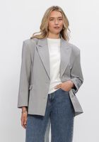 Grijze ALIX THE LABEL Blazer LADIES WOVEN CLEAN MIX BLAZER
