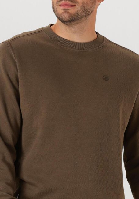 Bruine CAST IRON Trui REGULAR FIT TWILL - large
