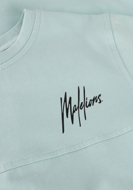 Lichtblauwe MALELIONS T-shirt COUNTER T-SHIRT - large