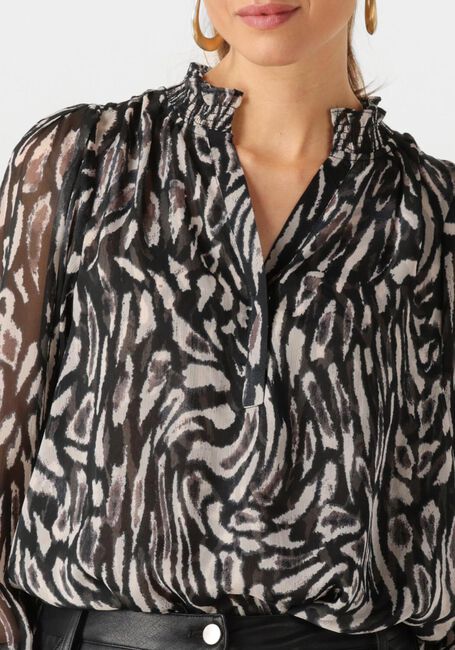 Witte NEO NOIR Blouses LEIA ABSTRACT LEO BLOUSE - large