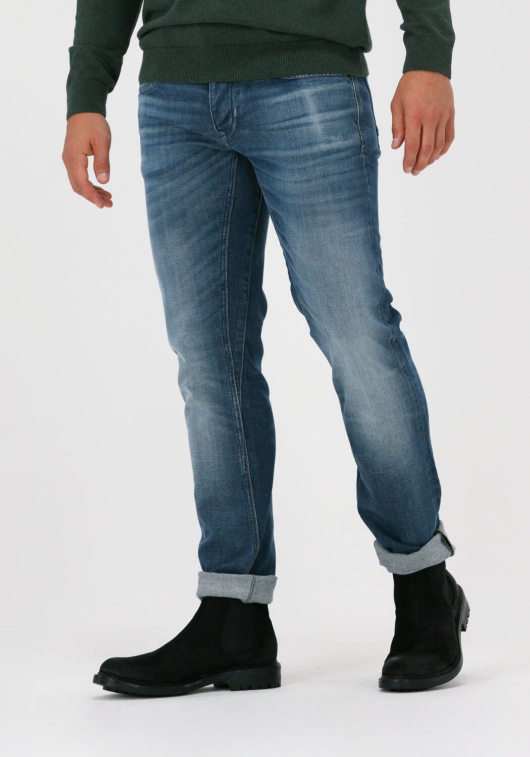 Blauwe PME LEGEND Slim fit jeans COMMANDER BLUE TINTED DENIM | Omoda
