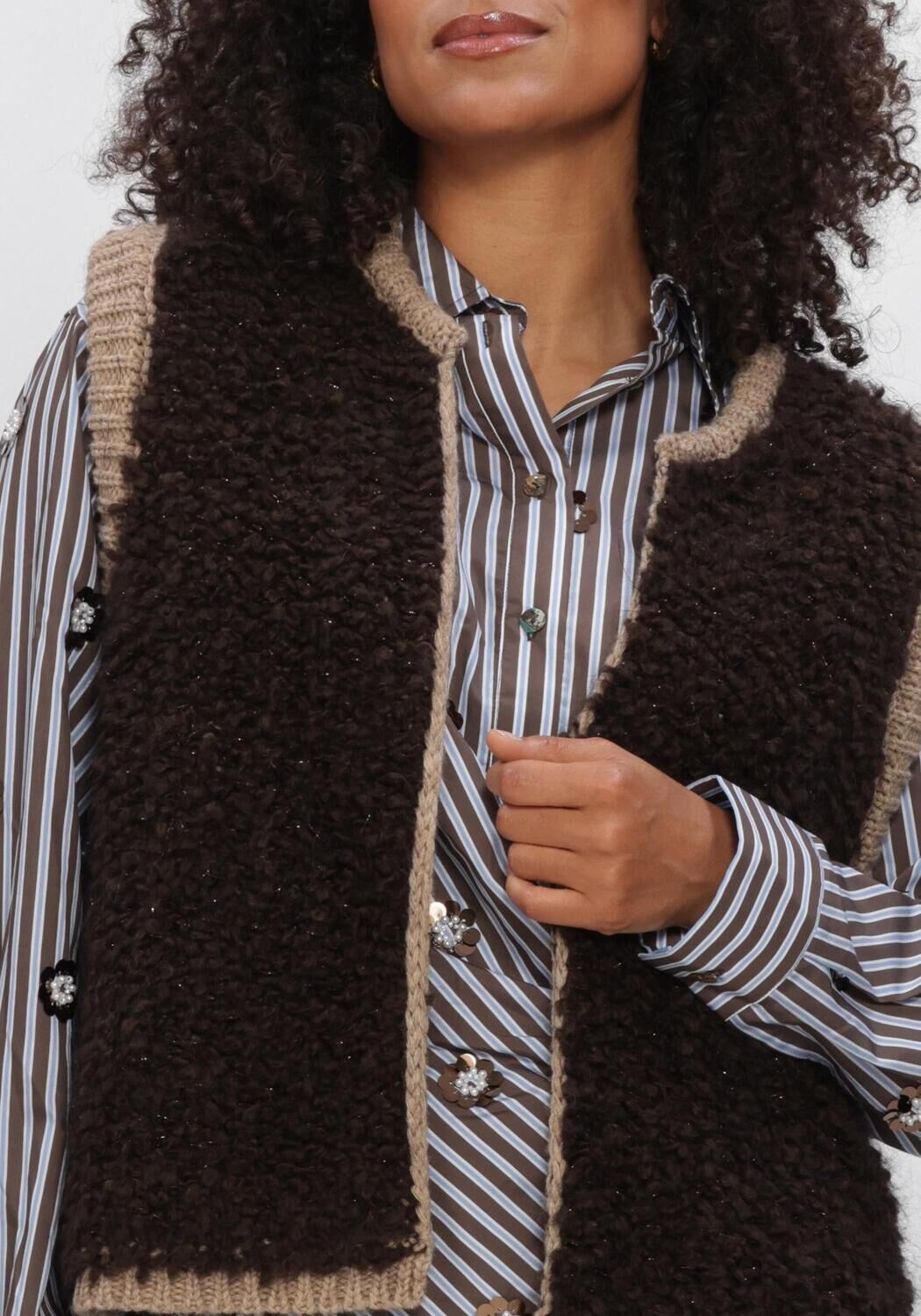 Bruine NUKUS Gilet LANA GILET - large