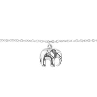 Zilveren ATLITW STUDIO Armband SOUVENIR BRACELET ELEPHANT - medium