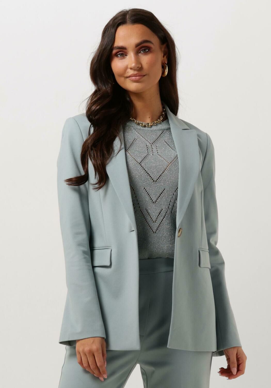 Beaumont Moderne Statement Blazer Blue Dames