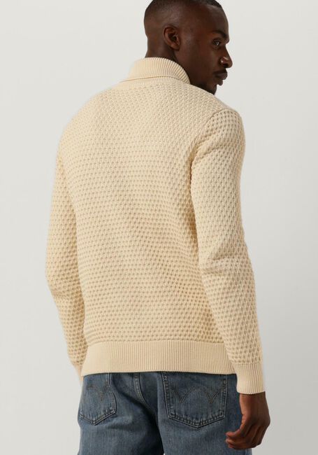 Creme SELECTED HOMME Coltrui REMY LS KNIT ALL STU ROLL NECK W CAMP - large