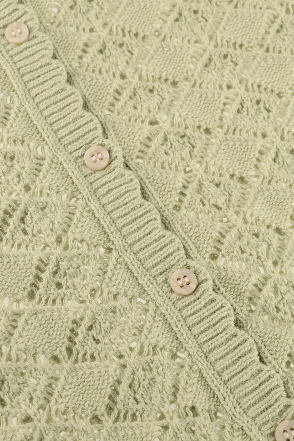 Groene SELECTED WOMEN Vest SLFSOFIA 2/4 KNIT CARDIGAN - large