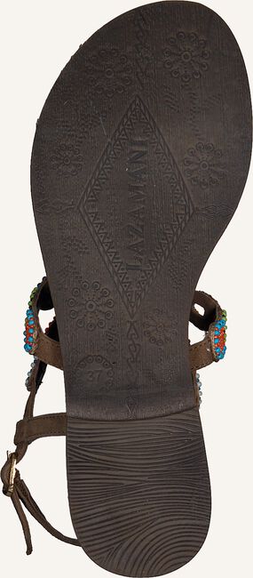 Bruine LAZAMANI Platte sandalen 75.587 Bruine LAZAMANI Platte sandalen 75.587 - large