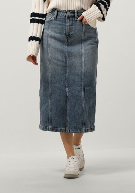 Donkerblauwe TOMMY JEANS Midirok CLAIRE HGH MIDI SKIRT AH7134 - large