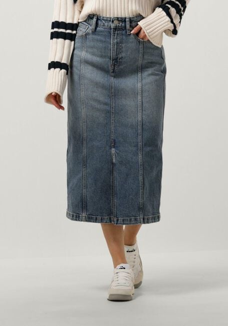 Donkerblauwe TOMMY JEANS  CLAIRE HGH MIDI SKIRT AH7134 - large