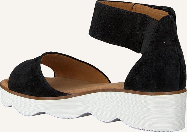 Zwarte GABOR Platte sandalen 610 Zwarte GABOR Platte sandalen 610 - large