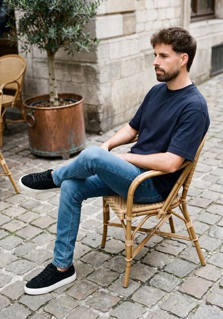 Blauwe DIESEL Slim fit jeans 2019 D-STRUKT - large