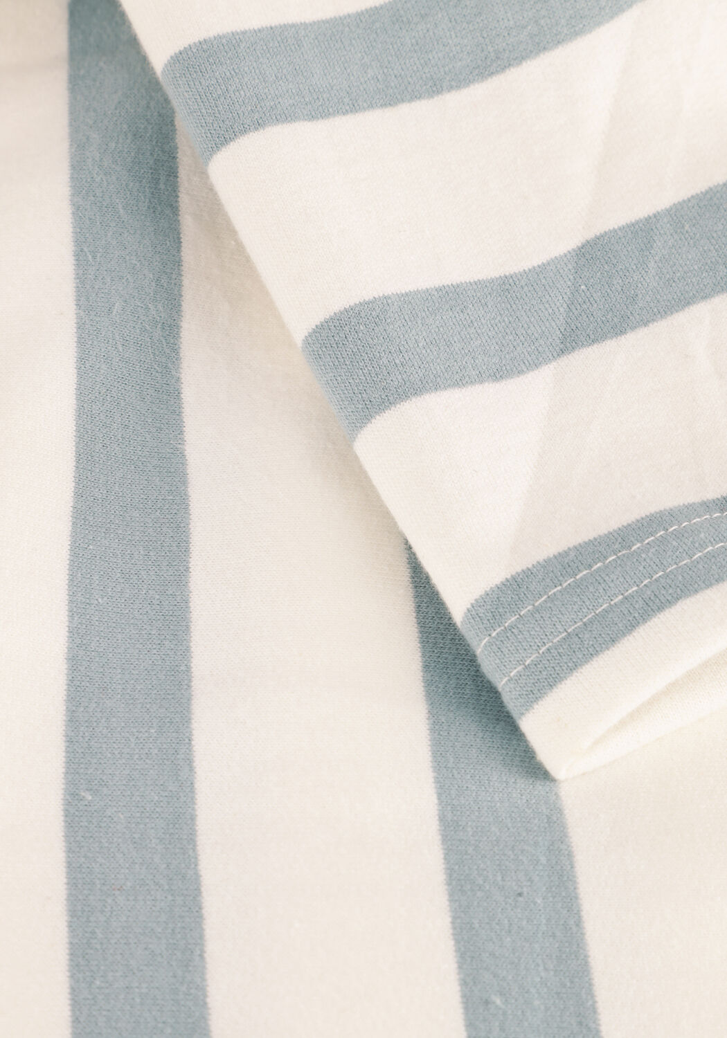 Lichtblauwe MINUS T-shirt ESTELLA SHORT SLEEVE SWEAT - large