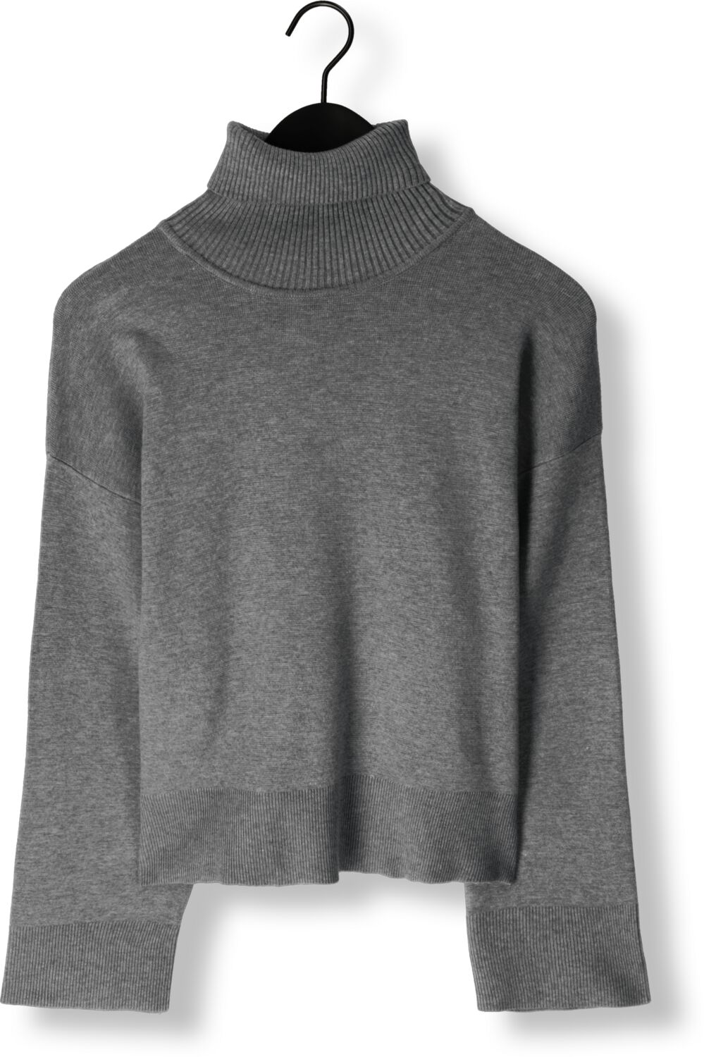 SELECTED FEMME Dames Truien & Vesten Slfkamma Ls Knit Roll Neck Grijs
