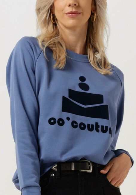 Blauwe CO'COUTURE Trui NEW COCO FLOC SWEAT - large