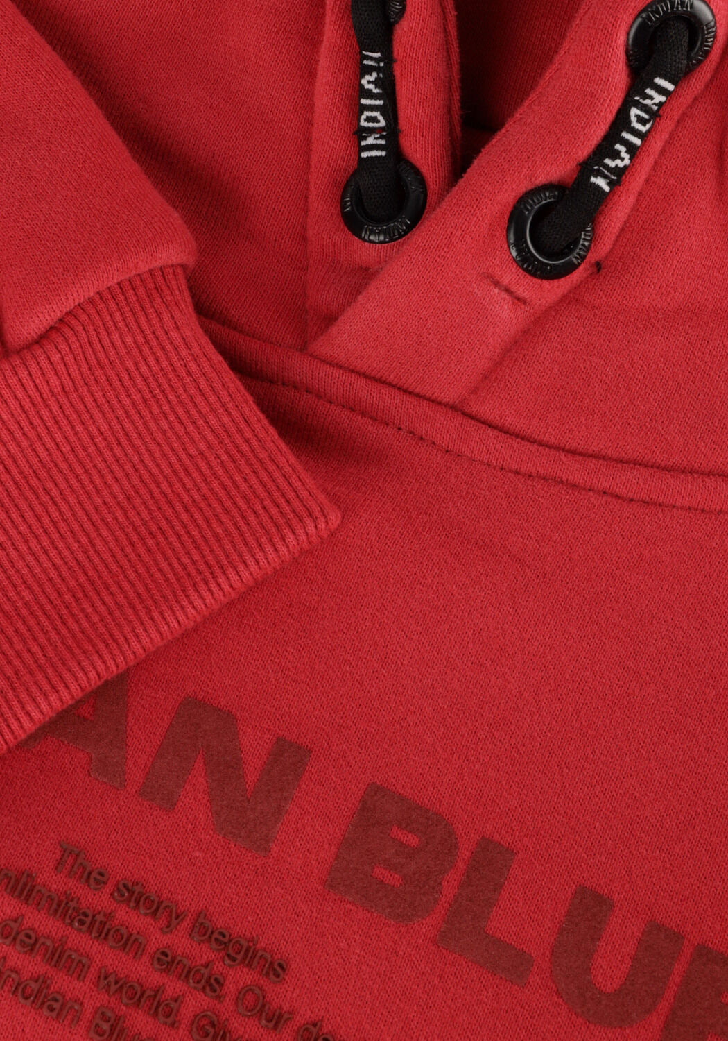 Rode INDIAN BLUE JEANS Truien/vesten HOODIE IBJNS - large