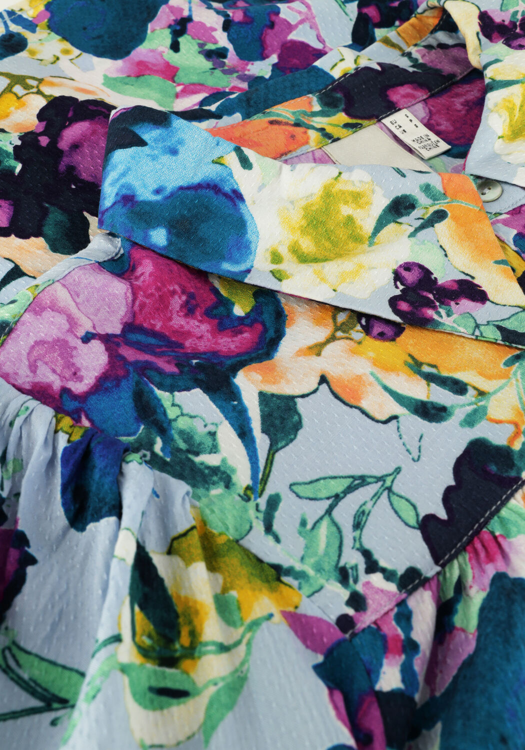 Blauwe Y.A.S. Blouses YASANNINA LS SHIRT - large