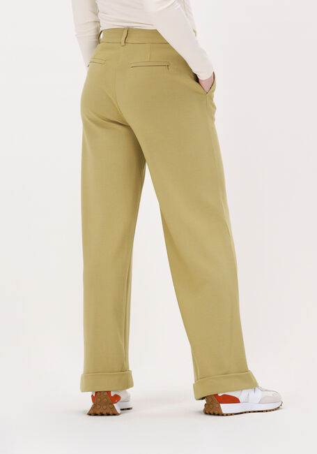 Khaki VANILIA Wijde broek LOW WAIST WIDE LEG TROUSE - large