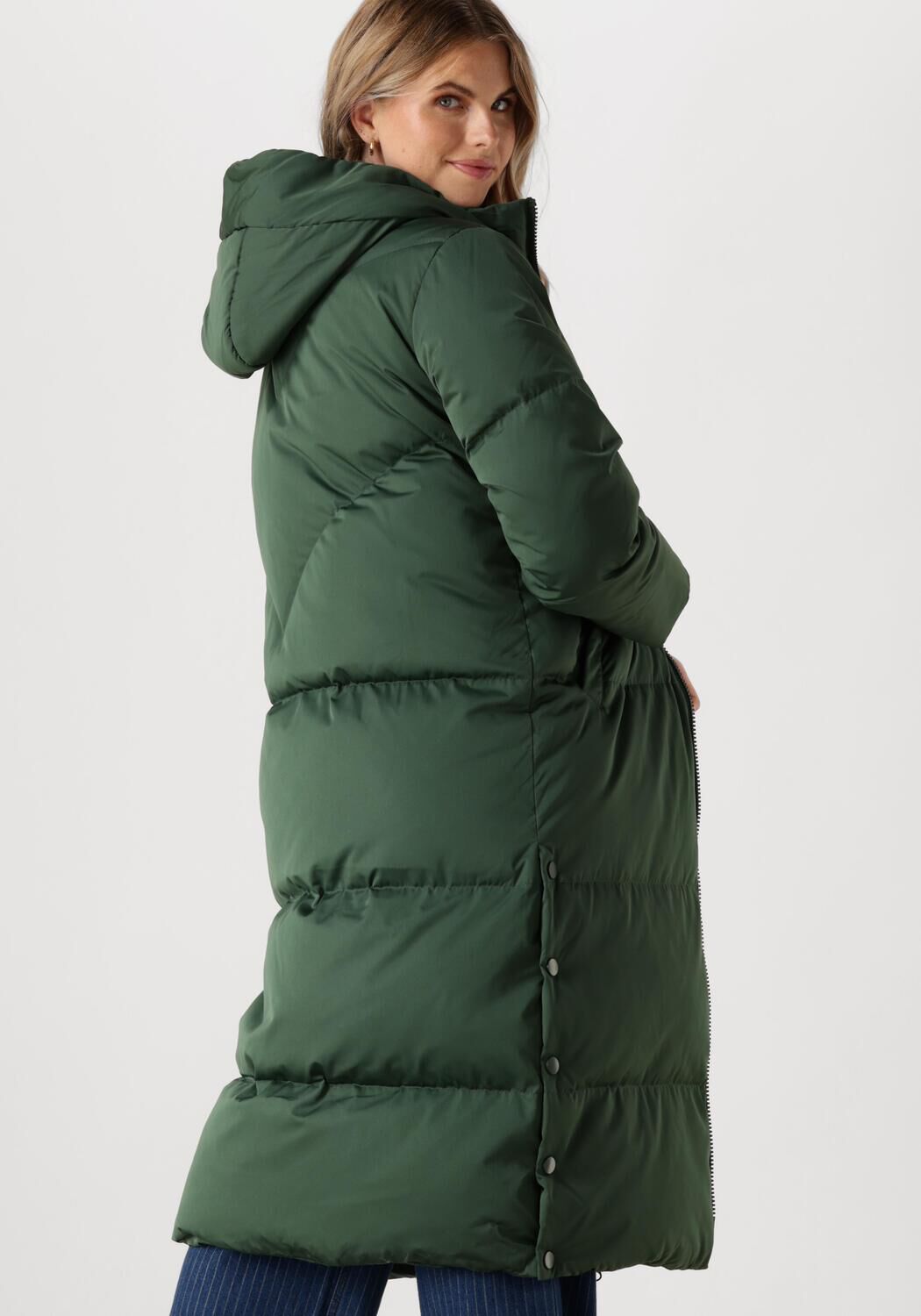 Y.A.S. Dames Jassen Yasirma Ls Long Down Coat Groen