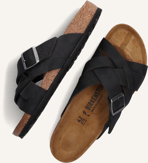 Zwarte BIRKENSTOCK Slippers LUGANO LEOI CAMBERRA BLACK Zwarte BIRKENSTOCK Slippers LUGANO LEOI CAMBERRA BLACK - large
