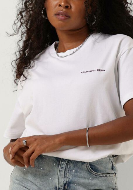 Witte COLOURFUL REBEL T-shirt SUMMER ESSENCE BOXY TEE - large