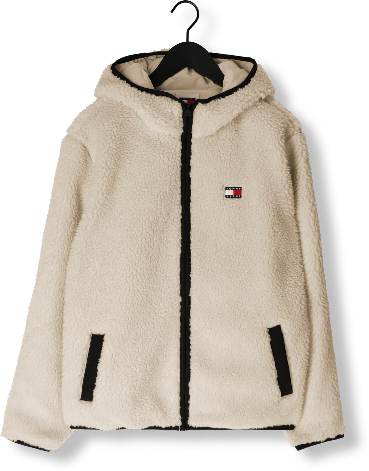 TOMMY JEANS Heren Truien & Vesten Tjm Reg Badge Teddy Beige