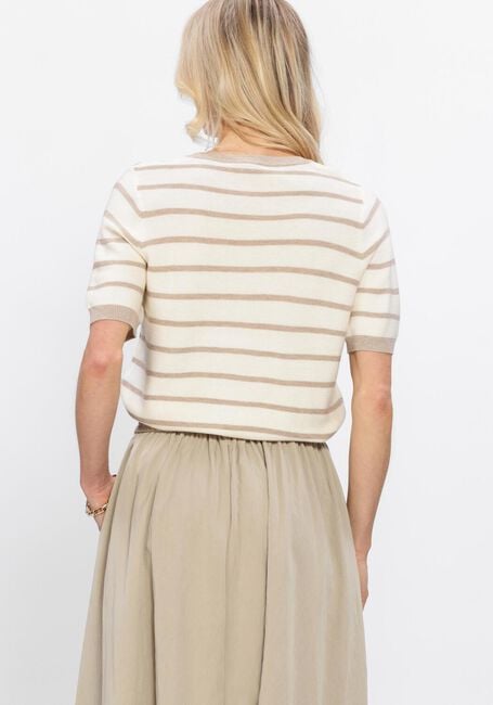 Taupe SIMPLE Tops & T-shirts SHORT SLEEVE TOP - large