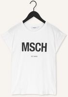 Witte MSCH COPENHAGEN T-shirt ALVA ORGANIC MSCH STD TEE Witte MSCH COPENHAGEN T-shirt ALVA ORGANIC MSCH STD TEE - medium