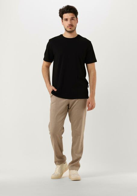 Zwarte SELECTED HOMME T-shirt SLHASPEN SS O-NECK TEE NOOS - large