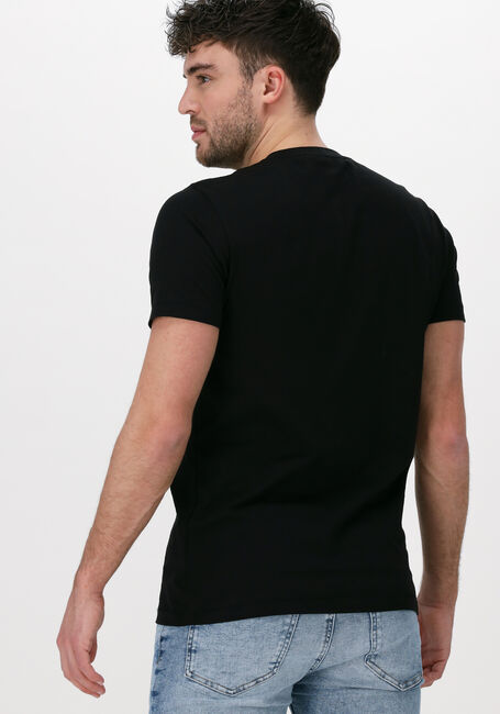 Zwarte CALVIN KLEIN T-shirt INSTITUTIONAL LOGO SLIM SS TEE - large