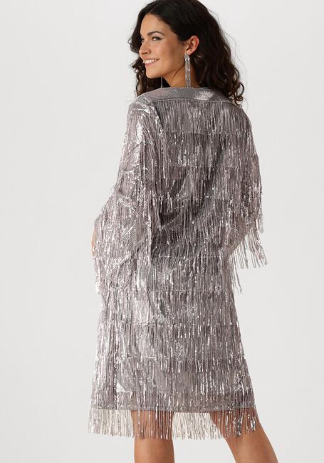 Zilveren ANA ALCAZAR Mini jurk PURE SEQUINS DRESS - large