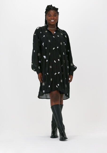 Zwarte BRUUNS BAZAAR Mini jurk VALERIAN PHILINA DRESS - large