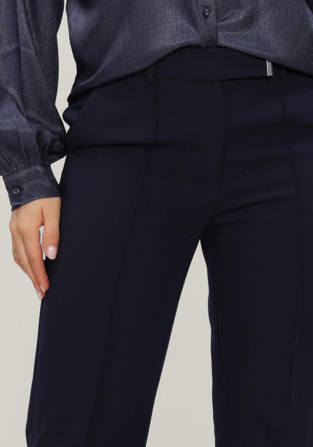 Donkerblauwe AAIKO Pantalon CHANTALLE RPES 345 - large