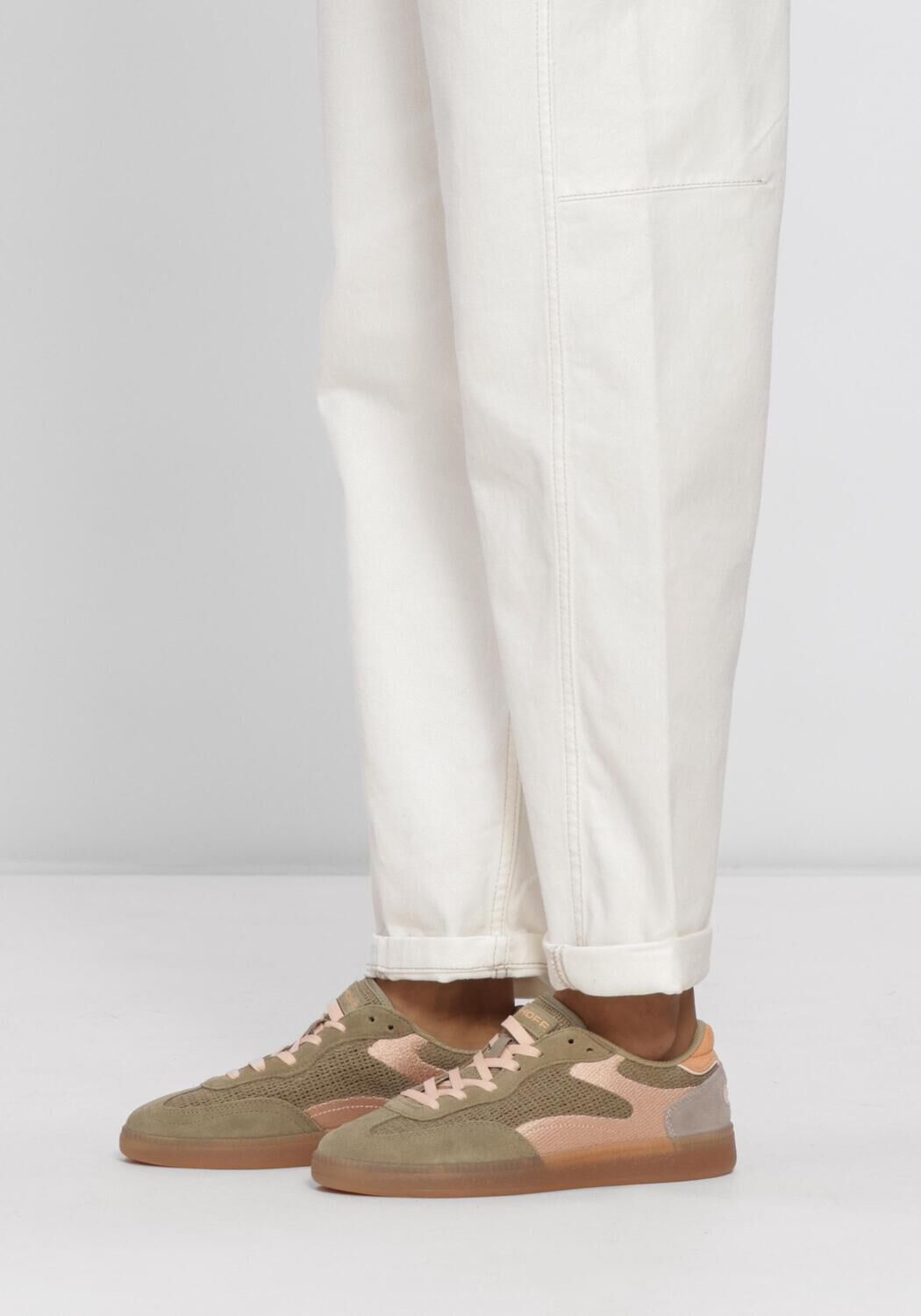 Groene THE HOFF BRAND Lage sneakers PARK CROCHET - large