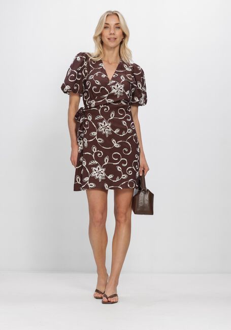 Bruine YDENCE Jurken DRESS SAPHIRA - large