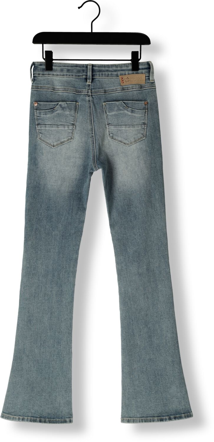 INDIAN BLUE JEANS Meisjes Jeans 2102 Flared Fit Medium Denim Blauw