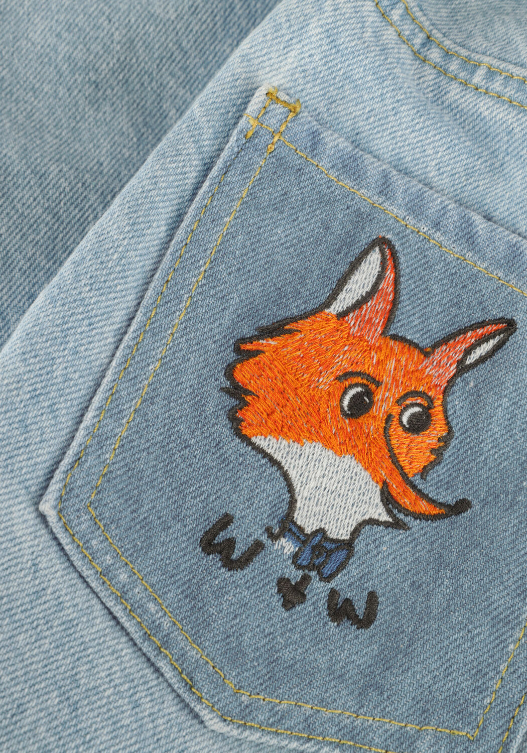 Blauwe WANDER & WONDER Straight leg jeans FOX JEANS - large