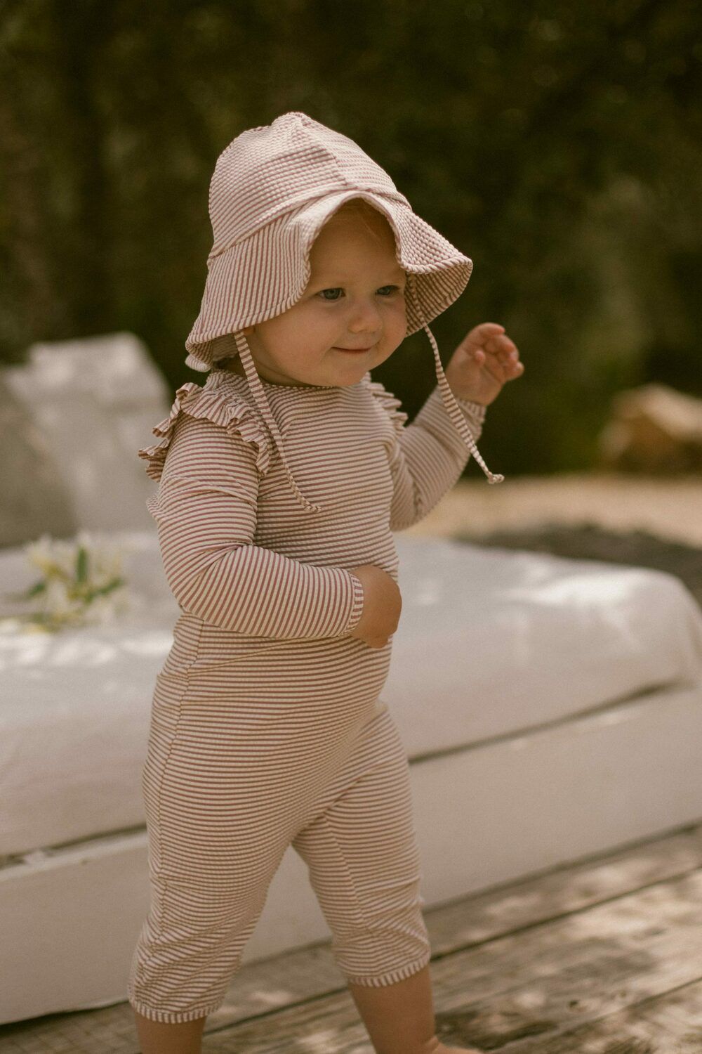 Lila LIL' ATELIER Badpakken NBFFARLEY SWIMSUIT - large