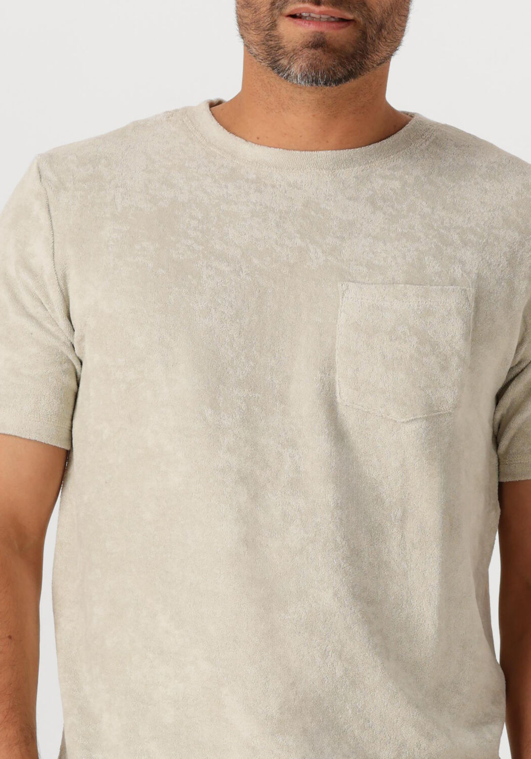 DSTREZZED Heren Polo's & T-shirts Ethan Tee Creme