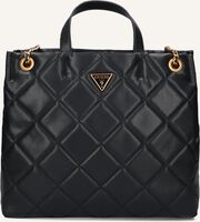 Zwarte GUESS Handtas CESSILY GIRLFRIEND SHOPPER - medium