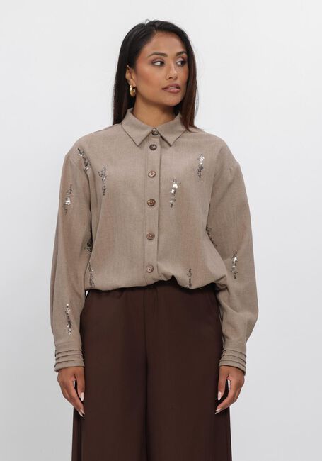 Beige NUKUS Blouses ANNELYNN BLOUSE PAILLET - large